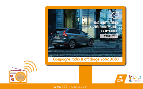 Campagne radio et Affichage Volvo XC60