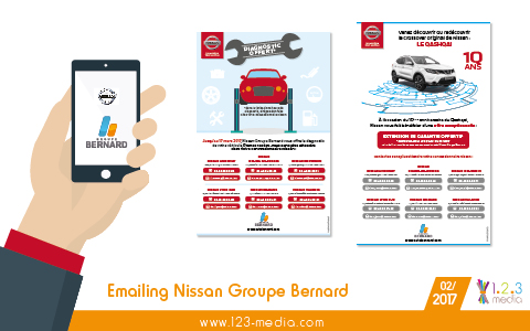 camapagne e-mailing nissan groupe bernard